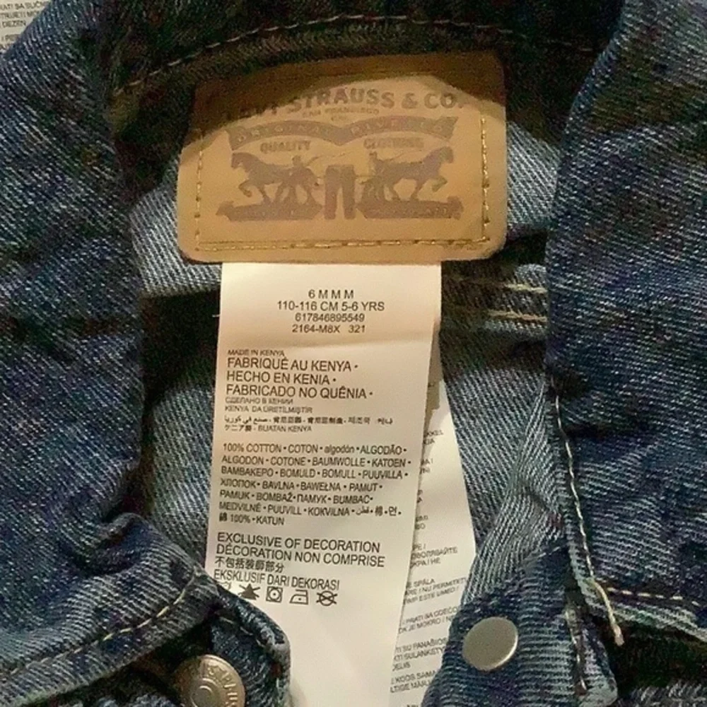 LEVIS Boys Denim Trucker Jacket